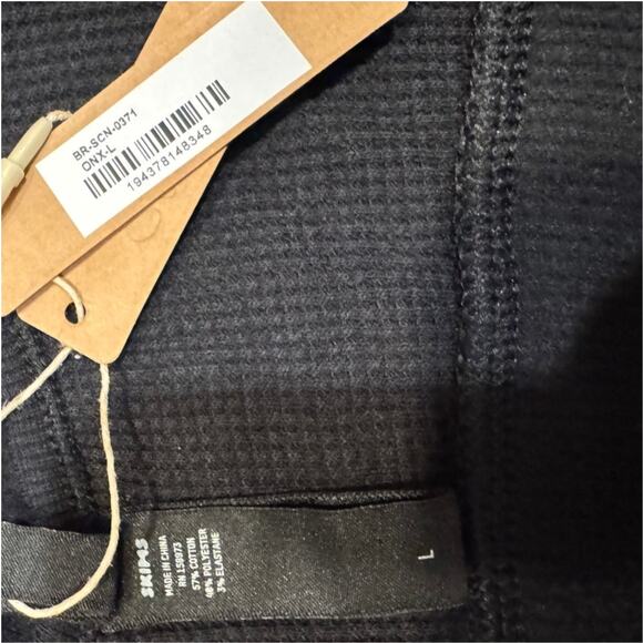 NWT SKIMS Black Waffle Scoop Bra in Onyx Size Large - Picture 7 of 7